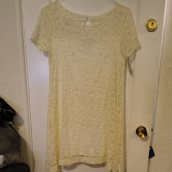 NWT Signature by Robbie Bee | White Lace Dress - Picture 1 of 4